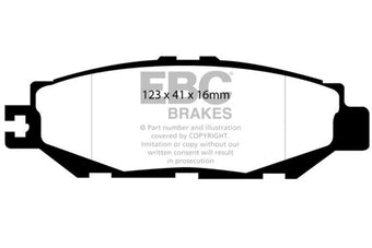 compare product EBC 93-94 Lexus LS400 4.0 Redstuff Rear Brake Pads