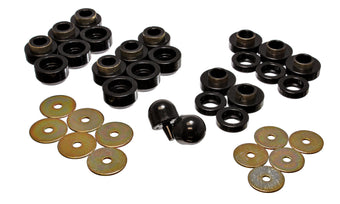compare product Energy Suspension 97-06 Jeep Wrangler YJ & TJ Black Body(cab) Mount Set