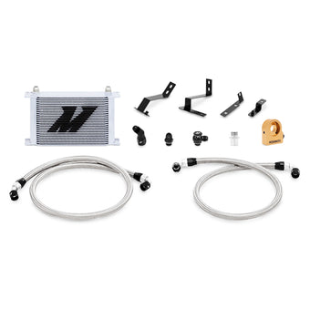 compare product Mishimoto 2016+ Chevy Camaro Oil Cooler Kit w/ Thermostat - Silver
