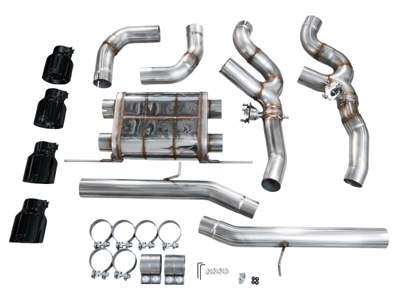 AWE Tuning 20 - 25 BMW X3 M/M Comp (F97) AWD SwitchPath Axle - Back Exhaust - Diamond Black Tips - My Store