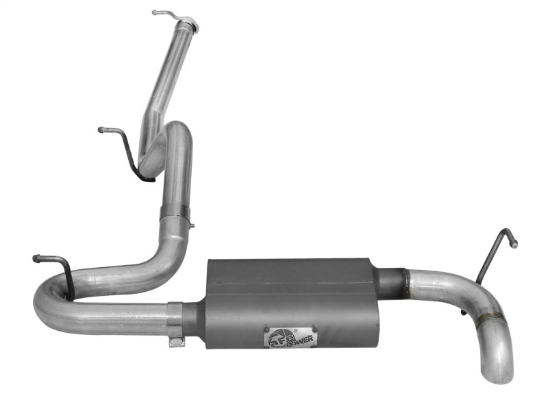 aFe Scorpion Exhaust System Cat Back 2.5in Aluminized Hi - Tuck 07 - 18 Jeep Wrangler JK V6 3.6/3.8L - My Store