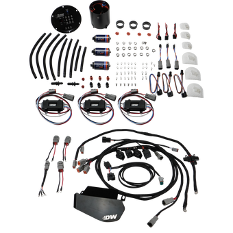 compare product DeatschWerks 09-24 Nissan GT-R X3 Triple Pump Module w/ Triple DW810 Pumps/Controllers/PNP Harness