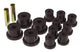 Prothane 64 - 73 Ford Mustang Rear Spring & 1/2in Shackle Bushings - Black - My Store
