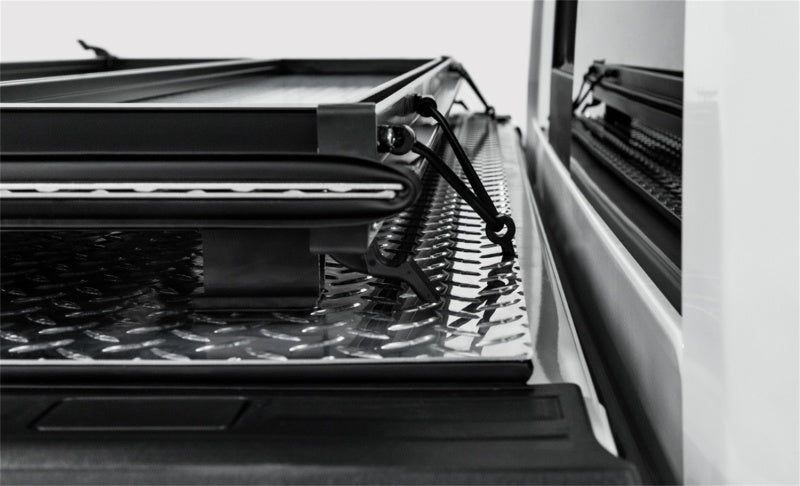 Access LOMAX Tri - Fold Cover Black Urethane Finish 19+ Chevrolet Silverado 1500 - 5ft 8in Bed - My Store