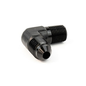 compare product Snow Performance 1/8in NPT to 4AN Elbow Water Fitting (Black)