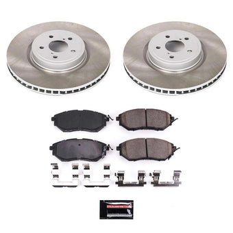 compare product Power Stop 10-14 Subaru Outback Front Semi-Coated Rotor Kit