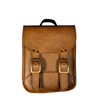 compare product Willie & Max Universal Brass Monkey Sissy Bar Bag (8 in L x 10 in W x 4.5 in H) - Warm Brown