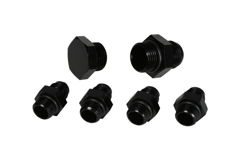 Aeromotive A4 Regulator Fitting Kit (for two (2) carbs) (4) AN - 06/(1) AN - 10/(1) AN - 10 Plug) - My Store