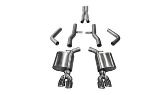 compare product Corsa 2017-2023 Dodge Challenger 5.7L V8 Xtreme Cat-Back Dual Rear Exit w/3.5in Polished Tips