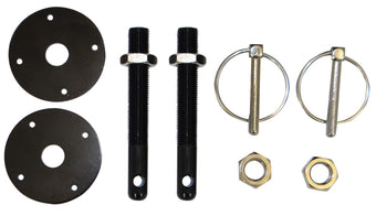 compare product Moroso Hood Pin Set - 1/2in - Aluminum - Black - 2 Pack