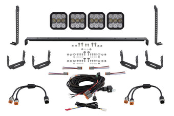 compare product Diode Dynamics 14-23 Toyota 4Runner SS5 Stealth Grille LED 4-Pod Kit Sport - White Combo