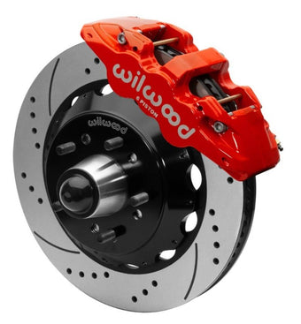 compare product Wilwood AERO6 Front Truck Kit 14.00in Red 88-98 GMC Truck C1500/C2500