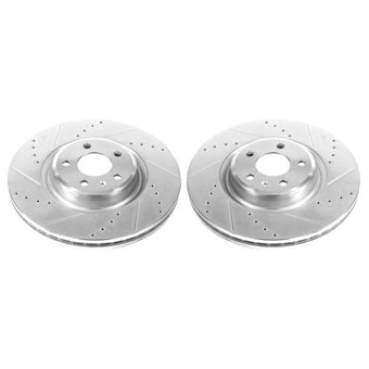 compare product Power Stop 14-18 Audi A6 Front Evolution Drilled & Slotted Rotors - Pair