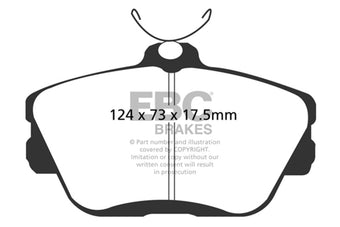 compare product EBC 01-07 Ford Taurus 3.0 Ultimax2 Front Brake Pads