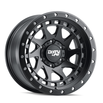 compare product Dirty Life 9311 Enigma Pro 17x9/6x139.7 BP/-12mm Offset/106mm Hub Matte Black Wheel - Beadlock
