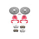 Power Stop 02 - 04 Volkswagen Golf Front Z26 Street Warrior Brake Kit w/Calipers - My Store