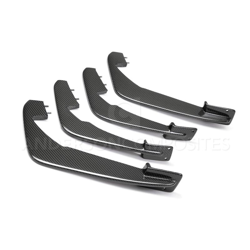 Anderson Composites 20 - 21 Chevrolet Corvette C8 Stingray Carbon Fiber Rear Diffuser Fins (Set of 4) - My Store