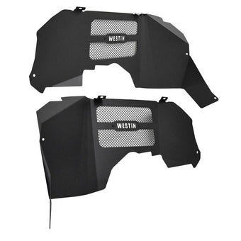 compare product Westin 18-20 Jeep Wrangler JL Inner Fenders - Front - Textured Black