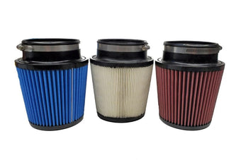 compare product JLT Power Stack Air Filter 4.5in x 6in - Red Oil
