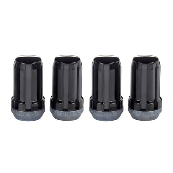compare product McGard SplineDrive Lug Nut (Cone Seat) M14X1.5 / 1.648in. Length (4-Pack) - Black (Req. Tool)