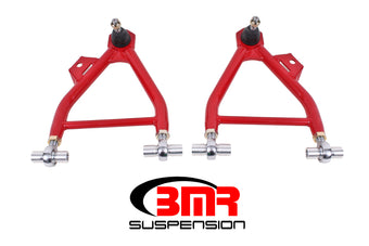 compare product BMR 94-04 Mustang Lower A-Arms (Coilover Only) w/ Adj. Rod End and STD. Ball Joint - Red