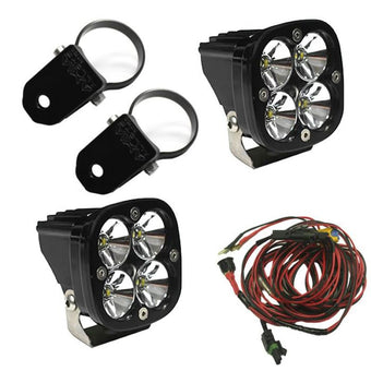 compare product Baja Designs Squadron Pro LED Light Pods Kit w/A-Pillar Mounts/2.00in Harness
