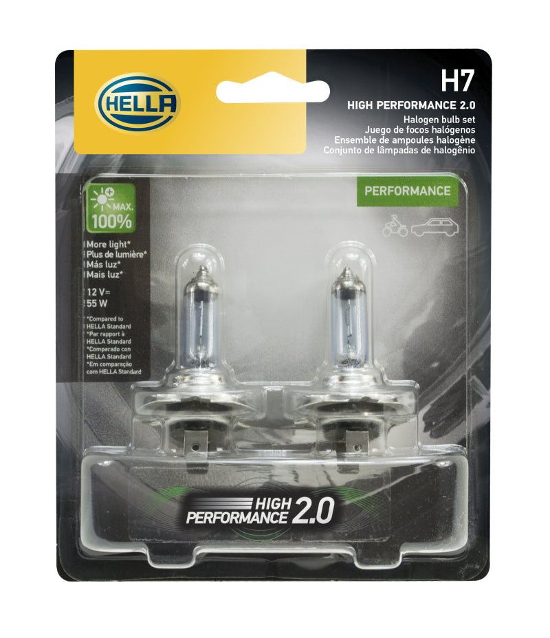 Hella H7 12V 55W PX26D HP 2.0 Halogen Bulbs - My Store