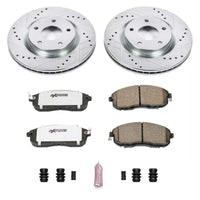 Power Stop 07 - 12 Nissan Sentra Front Z26 Street Warrior Brake Kit - My Store