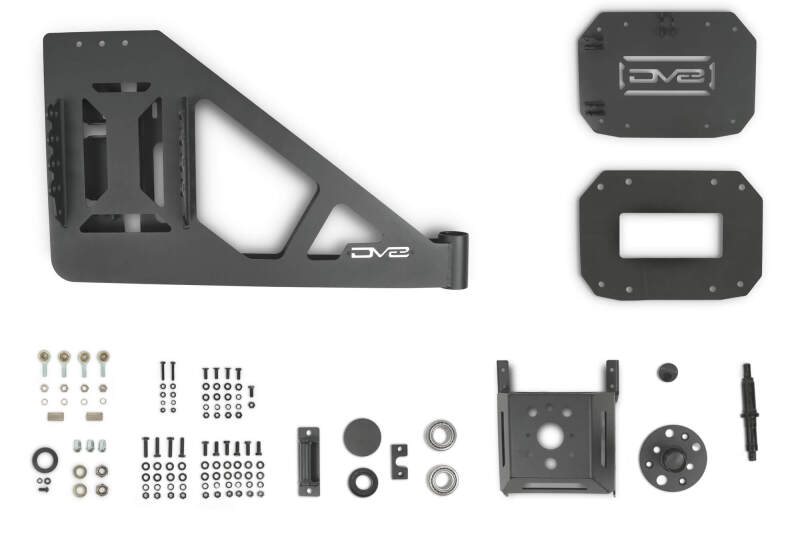DV8 Offroad 18 - 23 Jeep Wrangler JL MTO Series Bumper Spare Tire Swing Gate - My Store
