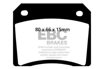 compare product EBC 67-69 Fiat Dino 2 Ultimax2 Rear Brake Pads