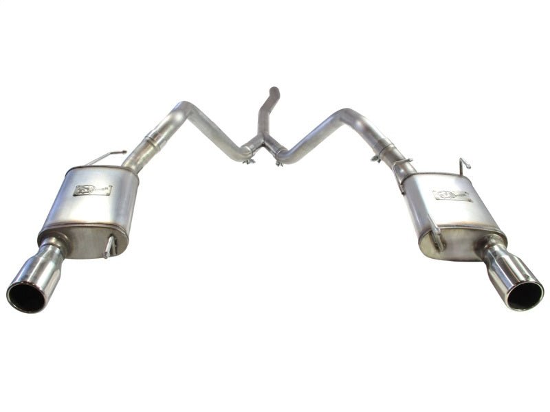 aFe MACHForce XP 05 - 09 Ford Mustang V6 4.0L 2 - 1/2in. 409 SS Cat - Back Exhaust - My Store