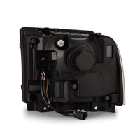 AlphaRex 05 - 07 Ford F250/350/450/550 Super Duty LUXX LED Proj HL Blk w/Actv Light & Seq Sig + SB DRL - My Store