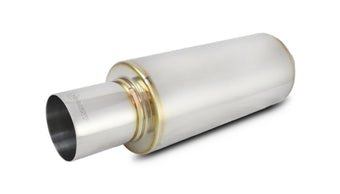 compare product Vibrant TPV Round Muffler (23in Long) with 4in Round Tip Straight Cut - 4in inlet I.D.