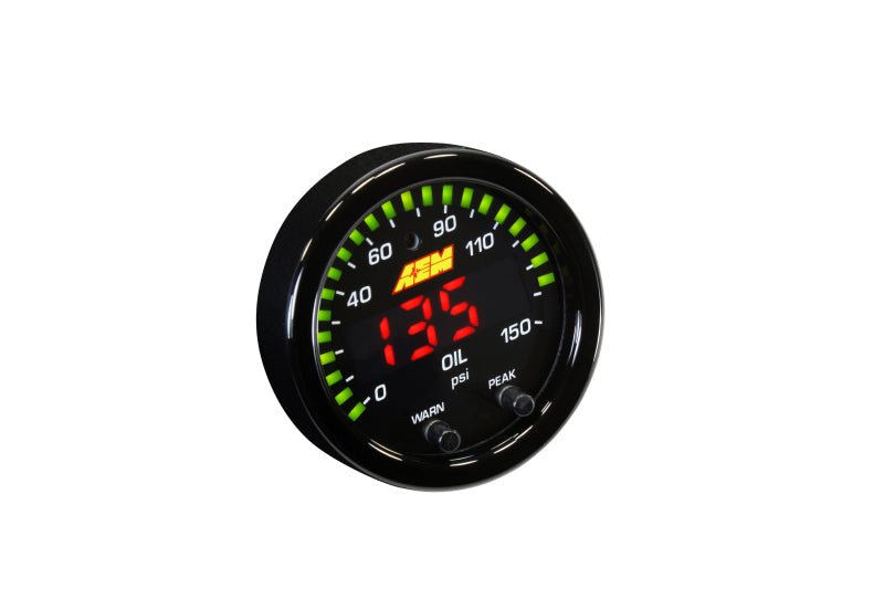 AEM X - Series 0 - 150 Oil Pressure Gauge Kit - My Store
