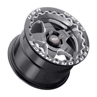 compare product Weld S904 15x10 Ventura Beadlock 5x114.3 ET51 BS7.50 Gloss BLK MIL DIA 78.1