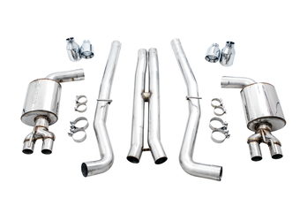compare product AWE Tuning 2015+ Dodge Challenger 6.4L/6.2L Non-Resonated Touring Edition Exhaust - Use Stock Tips