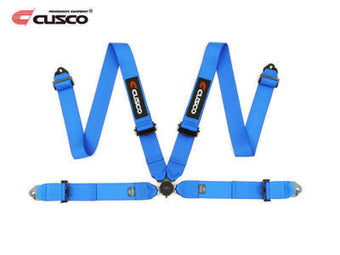 compare product Cusco Universal 4 Point 3in Width Racing Harnesses - Blue