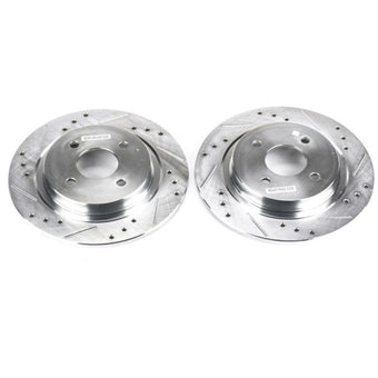 compare product Power Stop 02-04 Ford Focus Rear Evolution Drilled & Slotted Rotors - Pair