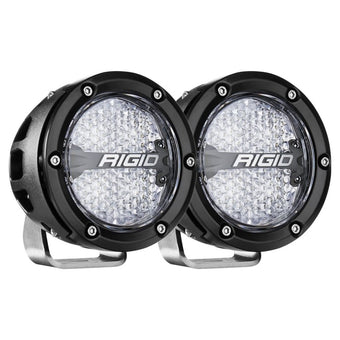 compare product Rigid Industries 360-Series 4in LED Off-Road Diffused Beam - RGBW Backlight (Pair)