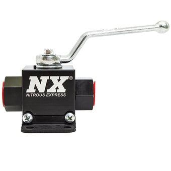 compare product Nitrous Express Lightweight Billet In-Line Valve 1.5in I.D (Without Fittings)