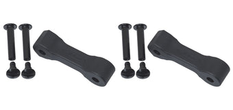 compare product Kentrol 97-06 Jeep Wrangler TJ Replacement Hood Catch Rubbers Pair - Textured Black