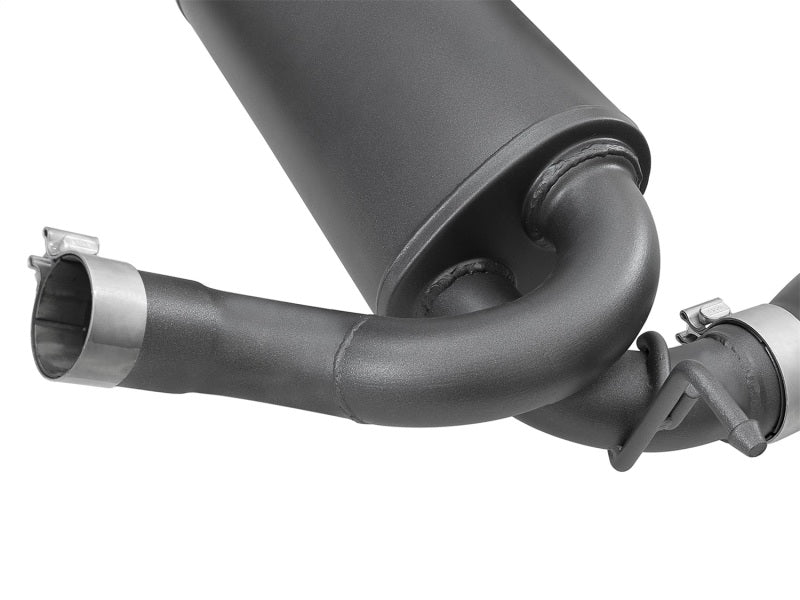 aFe Rebel Series 2.5in 409 SS Axle - Back Exhaust w/ Black Tips 2007+ Jeep Wrangler (JK) V6 3.6L/3.8L - My Store