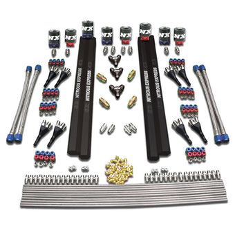compare product Nitrous Express 8 Cyl SX2 Nozzle Intake Plumbing Kit (Incl Hardware)