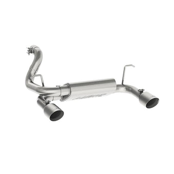 compare product MBRP 2018+ Jeep Wrangler (JL) 3.6L V6 Dual Rear Exit Axle Back T409 Exhaust System