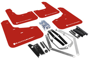compare product Rally Armor 13-19 Ford Fiesta ST Red UR Mud Flap w/White Logo