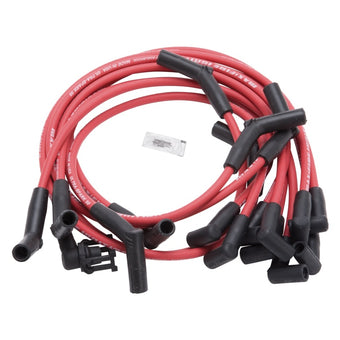 compare product Edelbrock Spark Plug Wire Set SBF 83-96 50 Ohm Resistance Red Wire (Set of 10)