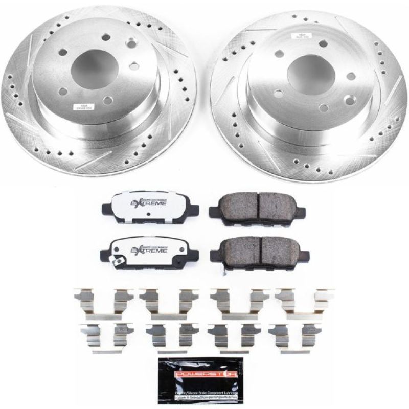 Power Stop 14 - 17 Nissan Juke Rear Z26 Street Warrior Brake Kit - My Store