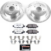 Power Stop 14 - 17 Nissan Juke Rear Z26 Street Warrior Brake Kit - My Store