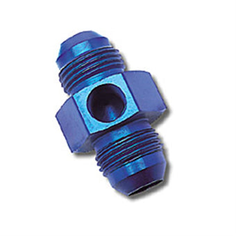 compare product Russell Performance -6 AN Fuel Union Pressure Adapter (Blue)
