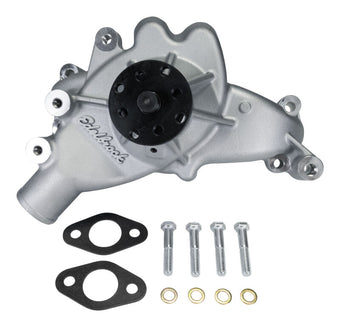 compare product Edelbrock Water Pump Big-Block Chevy Standard/Long in Satin Finish